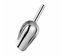 Pala de harina de acero inoxidable, pala multifuncional para alimentos, para bar, cocina, bufé, fiesta