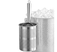 Pala de hielo de metal - Soporte para pala de acero inoxidable, juego de soporte para encimera | Accesorio de herramienta de transferencia eficiente para cubo, cocina, hogar, refrigerador, Cam