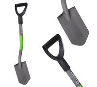 Pala de jardinero KADAX con mango de metal, verde-gris