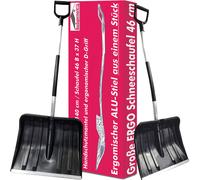 Pala de la Nieve 46 CM Ergonómico Alu-Tallo Quitanieves Pala de Nieve L140 CM