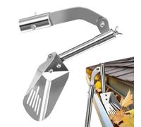 Pala de limpieza genérica para canalones | Espumadera para hojas de canalón | Accesorio antioxidante limpiador para drenaje para eliminación de desechos y