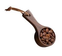 Pala de madera, cuchara de café de madera - Cuchara dosificadora de granos de café - Cucharas dosificadoras en polvo para café molido, té, azúcar
