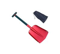 Pala de nieve de metal con diseño de ahorro de espacio, herramienta de eliminación de arena y tierra para campamentos y propietarios de viviendas, herramienta de emergencia al aire libre, pala de