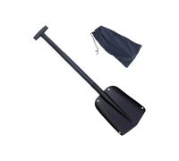 Pala de nieve ergonómica para exteriores, construcción de aluminio inoxidable para patio y mantenimiento de senderos para jardineros, pala de nieve portátil para exteriores