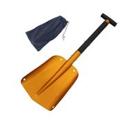Pala de nieve ligera y plegable de aleación con mango extendido para eliminar arena y tierra, construcción de aluminio, pala portátil para exteriores
