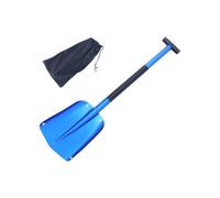 Pala de nieve ligera y plegable de aleación con mango extendido para eliminar arena y tierra, construcción de aluminio, pala portátil para exteriores