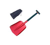 Pala de nieve ligera y plegable de aleación con mango extendido para eliminar arena y tierra, construcción de aluminio, pala portátil para exteriores