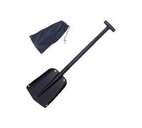 Pala de nieve ligera y plegable de aleación con mango extendido para eliminar arena y tierra, construcción de aluminio, pala portátil para exteriores