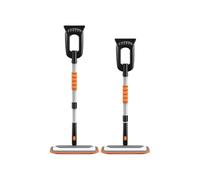 Pala de nieve para coche, accesorios multifuncionales ergonómicos de aluminio, raspador de hielo para parabrisas, para ventana, camión, vehículo, techo, invierno, emergencia, limpieza de hielo, jardín