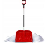 Pala de nieve profesional KADAX, quitanieves de 135 cm con mango antideslizante