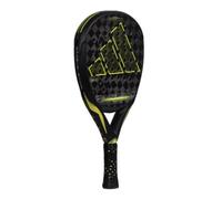 Pala de pádel adidas Adipower Multiweight 3.3, Negra, Amarilla Forma diamente, Goma eva High Memory,Fibra 18k