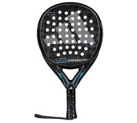 Pala de Padel adidas Adipower Multiweight Ctrl 3.4 Álex Ruiz Negra Azul, Forma Redonda, Goma eva High Memory, Carbono 18k