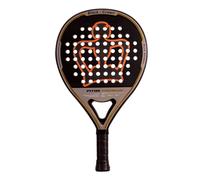 Black Crown - Pala de Pádel Piton Premium - Forma Redonda - Control y Potencia - Peso 355 gr - Marco 38 mm con Doble Tubular de Fibra Carbono 80% - Resistente - Nivel Profesional