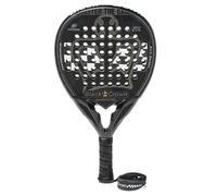 Black Crown - Pala de Padel Special Power - Forma lágrima - Superficie Rugosa - Control - Peso 355 gr - Marco 38 mm con Doble Tubular de Fibra Carbono 80% - Resistente - Nivel Avanzado
