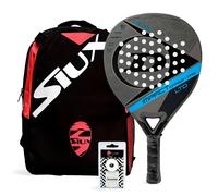 Pala de Pádel Pack Dunlop Impact Carbon Blue Siux Mini