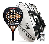 Pala de Pádel Pack Dunlop Inferno Power Gold Intro Carbon White