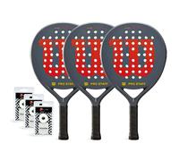 Pala de Pádel Pack Trio Wilson Pro Staff V2 Team Alt Gyrd