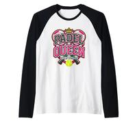 Pala de Padel Queen Court Royalty Crown Camiseta Manga Raglan