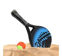 Pala de pádel Resistente a Golpes Ergonómico Fibra de Carbono | Pala de playa Tenis Carbono Ligero Portátil Ergonómico Paleta Para Mujeres Hombres Adultos Principiantes Profesionales