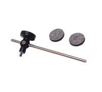 Pala de pedal de tambor de metal con cabeza de bajo, pedal de tambor, pedal, instrumento de percusión, accesorio fácil de instalar