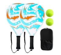 Pala de pickleball para niños, portátil, antideslizante, ergonómica, de fibra de carbono, para hombres, niños, adultos, práctica deportiva, playa, parque, jardín, escuela, vacaciones