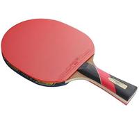 Pala de Ping-Pong Profesional con Estuche, 5 Hojas Madera + 2 Carbono(A)