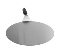 Pala de pizza ergonómica de acero inoxidable para un manejo seguro de productos horneados, accesorio de cocina (12 pulgadas)