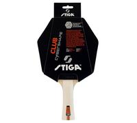 Pala de Tenis de Mesa STIGA Club Cybershape: Pala para Principiantes con Madera de 5 Capas, Goma Star Club y un Sweet Spot más Grande