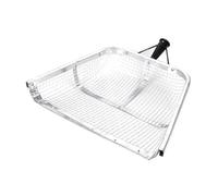 Pala ergonómica de acero inoxidable para jardín con mango cómodo para tamizar el suelo sin esfuerzo y jardinería, filtro de arena de jardín de fácil agarre