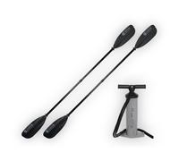 Pala Gumotex SET PUMPA 2/4+2X PADLO 379S.2 Color: negro