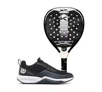 Pala KOMBAT ETNA 2025 by MANU MARTIN + Zapatillas WILSON RUSH PRO ACE Black FW25
