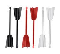 Pala mezcladora de 6 piezas, juego de mezclador, varilla mezcladora epoxi, accesorio para taladro mezclador, mezclador reutilizable, accesorios para taladro de color