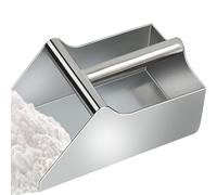 Pala para alimentos de acero inoxidable,Pala de acero inoxidable de grado alimenticio,Pala para alimentos: granos de café, alimentos, harina de caramelo, pala para palomitas de maíz, palas pequeñas pa