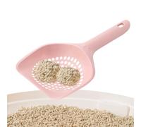 Pala para caca de gato, elevador de caca de gatito | Pala de ángulo para la limpieza de la caca, tamiz antiadherente, pala para excrementos de gato con mango largo, pala para gatos ergonom