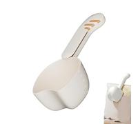 Pala para comida para perros - Pala portátil para alimentos para mascotas, pala para comida para perros | Cuchara dosificadora para arroz con clip para bolsa, cuchara dosificadora para arroz de Gat