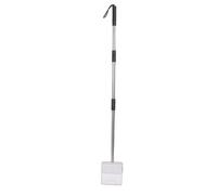Pala para Excrementos de Gato con Largo Ajustable, Pala para Tamizar de Malla Fina Resistente para Gallinero para Padres de Mascotas, Acero Inoxidable 42,72x5,12x1,57 Pulgadas