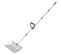 Pala para limpiar la del gallinero - Pala larga para arenero o gallinero, paleta resistente con mango extraíble para patio, granja, pollos, perros, gatos, conejos