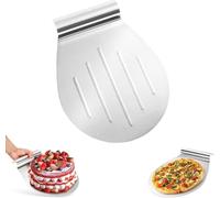 Pala para Pasteles Pala de Pizza de Acero Inoxidable Pala de Pizza Servidor para Pasteles y Pizzas para Panadería,Fabricación Profesional de Productos Horneados