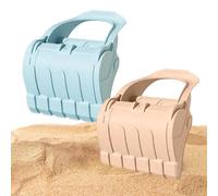 Pala Playa Juguete de Excavadora Dinosaurio con Cubo | 2 Piezas Palas Excavadoras Manuales Para Arenero Niños, Niñas, Al Aire Libre, Jardín, , Patio Trasero, Guardería, Piscina,