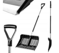 Pala quitanieves KADAX, pala quitanieves con mango de aluminio, 55x145 cm, negra