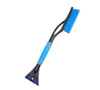 Pala quitanieves para vehículos - Cabezal de cepillo de varilla de aluminio de 13,77 pulgadas | Pala con mango de PEV: con alambre resistente al frío y mango ergonómico de EVA ideal para quitar la nie