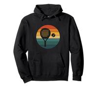 Pala Retro Padel Tenis Sunset Sudadera con Capucha