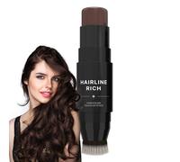 Palabra de color de cabello temporal - bolígrafo de cobertura de raíz de doble extremo | Accesorio cosmético de larga duración, herramienta de retoque rápido, solución de estilo portátil, elección pro