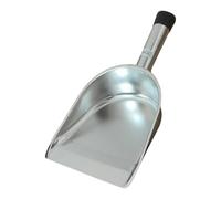 Palabra de harina de metal: comestibles compactos Scoop Metal - cuchara de cocina ergonómica con manija anti -Slip para nieve, cereales, comida, helado y para
