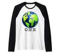 Palabra inspiradora para Inspiración Global Motivacional Camiseta Manga Raglan