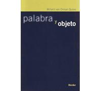 Palabra y objeto (fuera de colección)