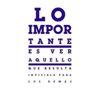 Palabras clave para la tabla optométrica en español. Tabla optométrica importante para ver. Citas inspiradoras. Calcomanías de letras 45x78.5cm Se puede modificar y añadir información Azul oscuro