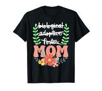 Palabras Cruzadas a mamá diseño Floral a Mano Camiseta
