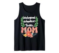 Palabras Cruzadas a mamá diseño Floral a Mano Camiseta sin Mangas