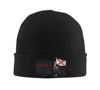 Palabras de Blas de Lezo: Gorro de Punto, Gorros de Punta, Deporte al Aire Libre, Gorros Unisex cálidos y Suaves para Adultos, Gorros Retro Estampados otoño-Invierno